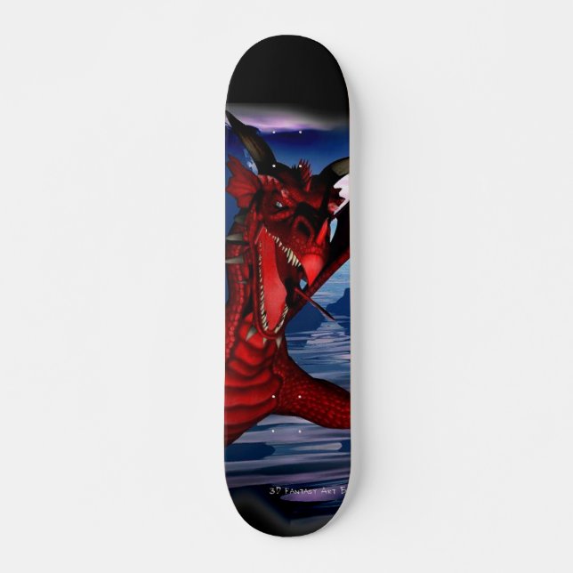 Dragon Attack 3D Fantasy Skateboard (Front)