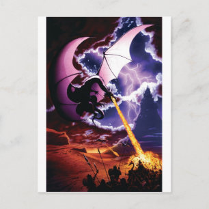 Dragon Attack Postcard