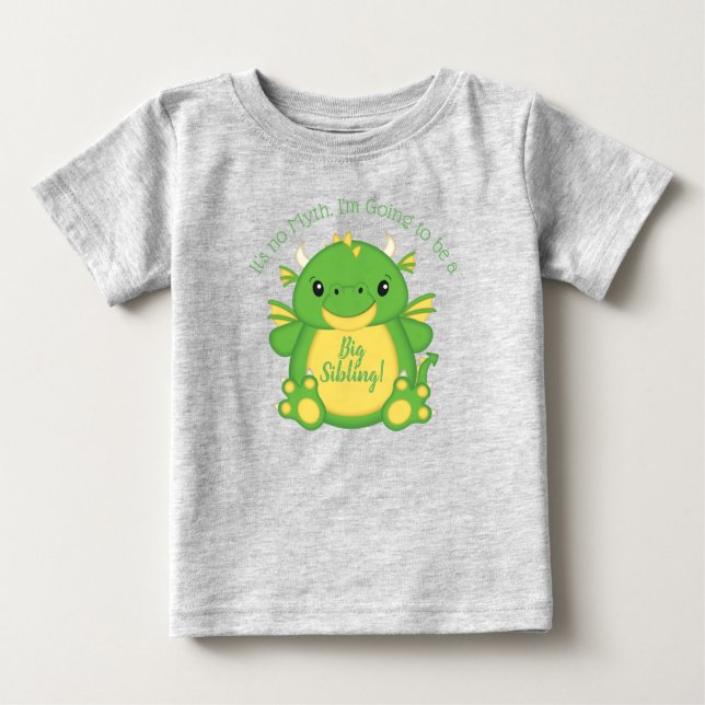 Dragon Baby Shower Baby T-Shirt (Front)