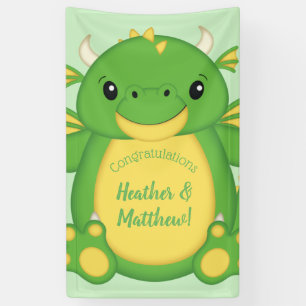Dragon Baby Shower Banner