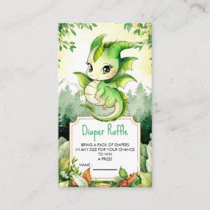Dragon Baby Shower Enclosure Card