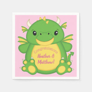 Dragon Baby Shower Napkin