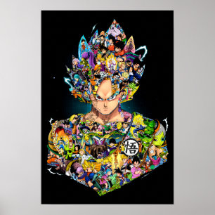 Dragon Ball Goku Anime Fanart Poster