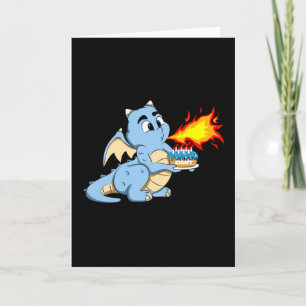 DRAGON BIRTHDAY 8 8th Birthday Boy Cute Dragon Card