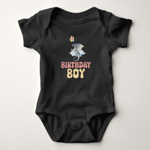 Dragon Birthday Boy Baby Bodysuit