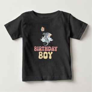 Dragon Birthday Boy Baby T-Shirt