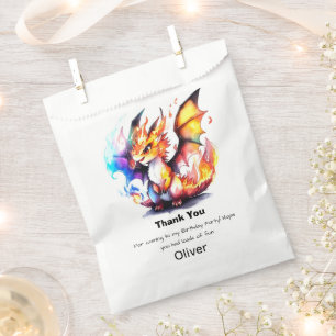 Dragon Birthday Favour Bag