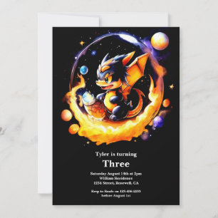 Dragon Birthday Invitation