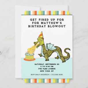 Dragon Birthday Invitation