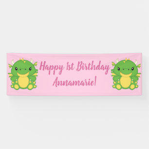Dragon Birthday Party Banner