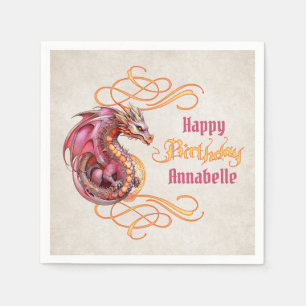 Dragon Birthday Party Napkin