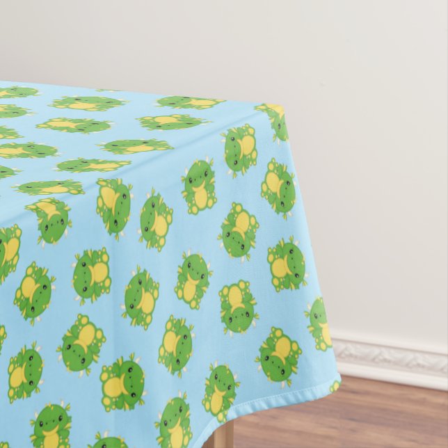 Dragon Birthday Party Tablecloth (In Situ)