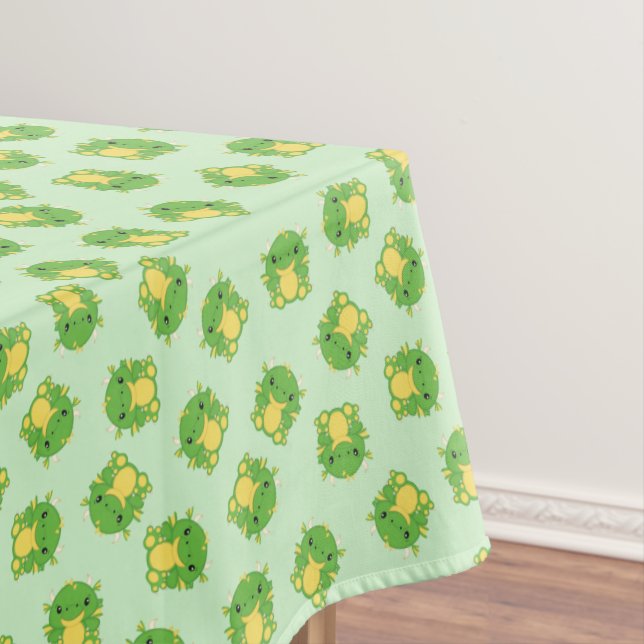 Dragon Birthday Party Tablecloth (In Situ)