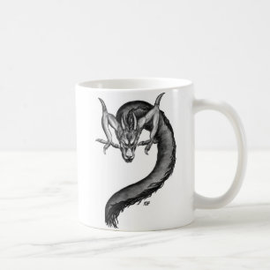 Dragon black and white Design Coffee Mug