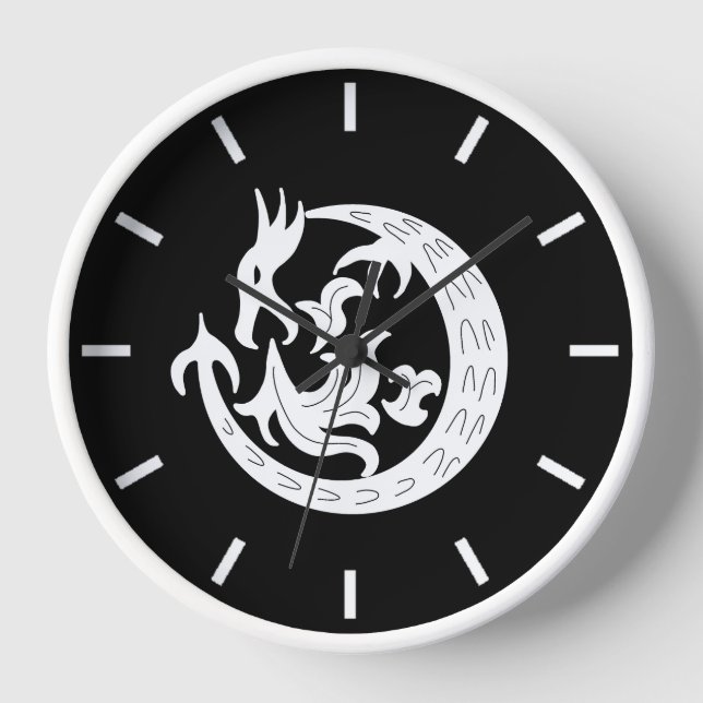 Dragon Blowing Fire Clock (Front)