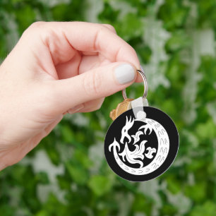 Dragon Blowing Fire Key Ring