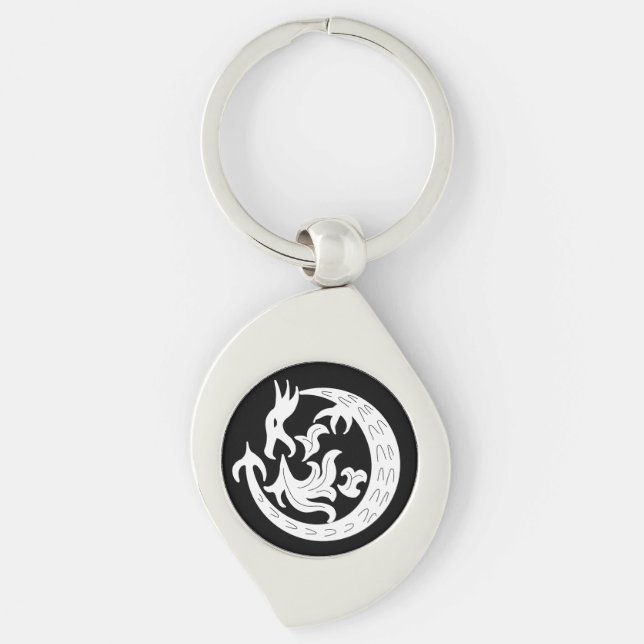 Dragon Blowing Fire Key Ring (Front)