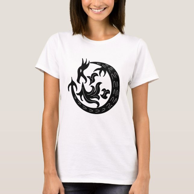 Dragon Blowing Fire T-Shirt (Front)