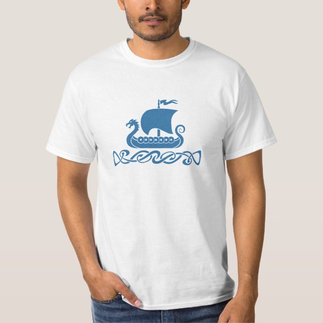 Dragon Boat - Blue T-Shirt (Front)