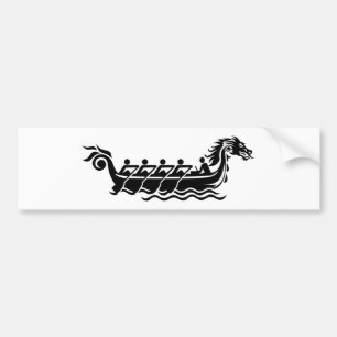 Dragon boat bumper sticker