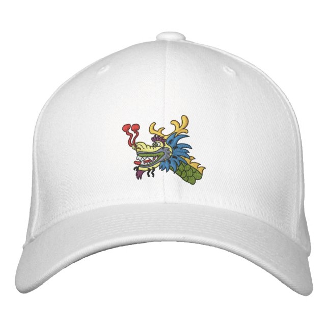 Dragon boat head embroidered hat (Front)