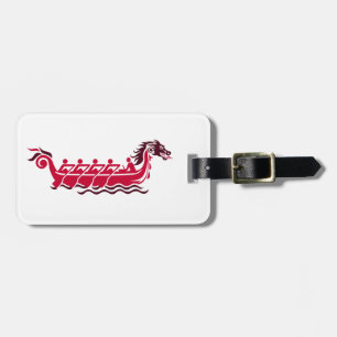 Dragon boat luggage tag
