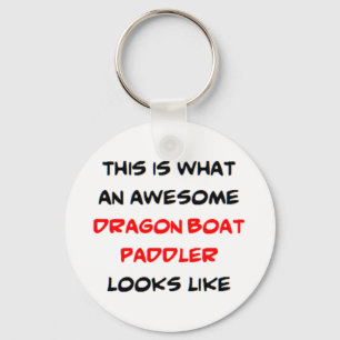 dragon boat paddler, awesome key ring