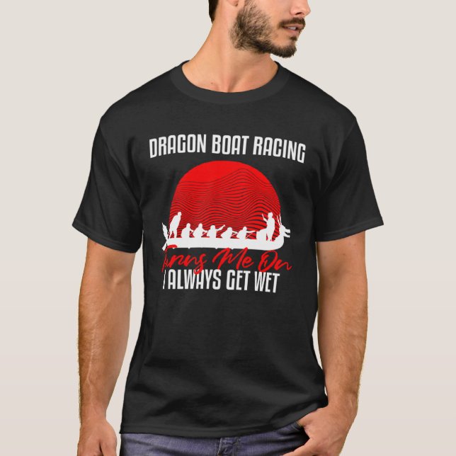 Dragon Boat Paddling Desgin for Dragon Boat Racing T-Shirt (Front)
