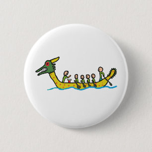 Dragon Boat Racing 6 Cm Round Badge
