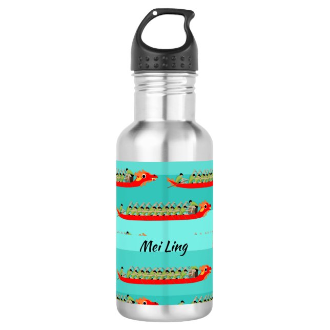 Dragon Boat Racing 710 Ml Water Bottle (Front)