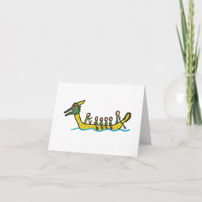 Dragon Boat Racing Card (Front)