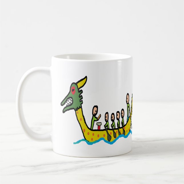 Dragon Boat Racing Coffee Mug (Left)