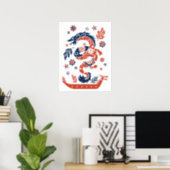 Dragon Boat Racing Design Poster (Home Office)