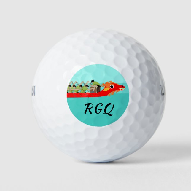 Dragon Boat Racing Golf Balls (Front)