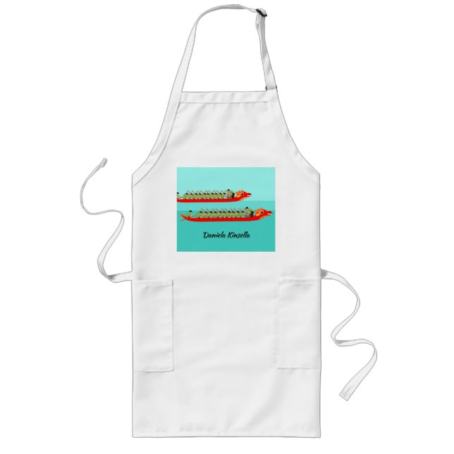 Dragon Boat Racing Long Apron (Front)
