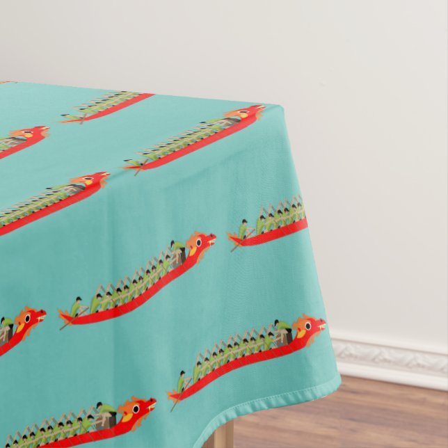 Dragon Boat Racing Tablecloth (In Situ)