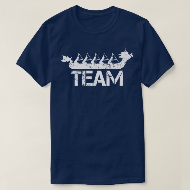 Dragon Boat Racing Team 1 T-Shirt (Design Front)