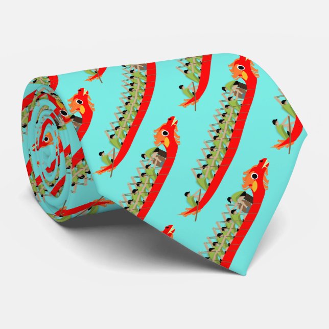 Dragon Boat Racing Tie (Rolled)
