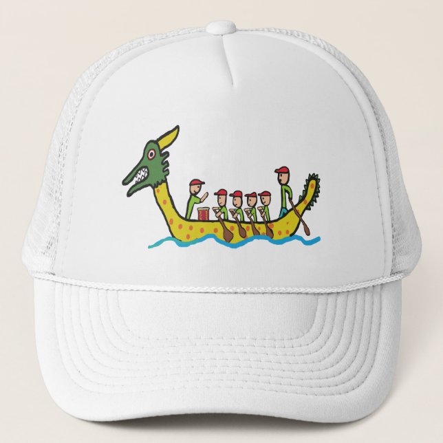 Dragon Boat Racing Trucker Hat (Front)