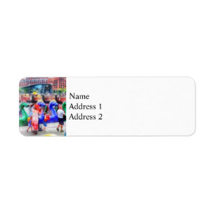 Dragon Boats Baltimore MD Return Address Label