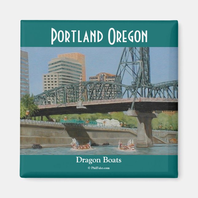 Dragon Boats magnet (Front)