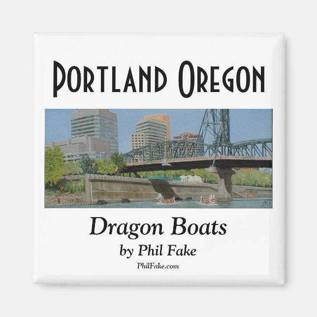 Dragon Boats magnet (Front)