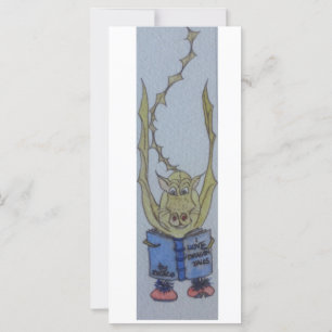 Dragon bookmark card