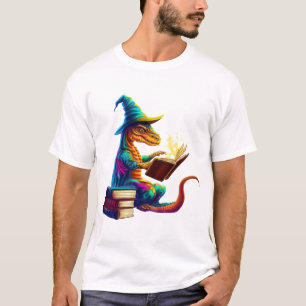 Dragon Bookworm - Cute Fantasy Reading Lover Desig T-Shirt