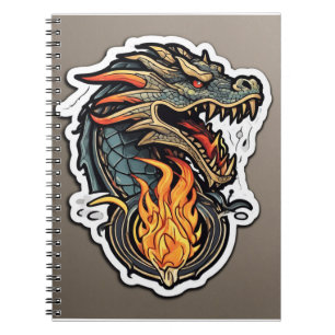 Dragon Breathing Fire Notebook