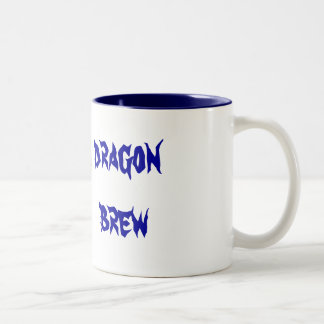 dragon brew Two-Tone coffee mug