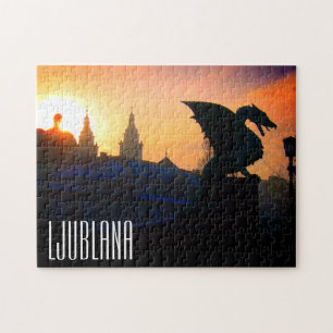dragon bridge ljubljana slovenia jigsaw puzzle
