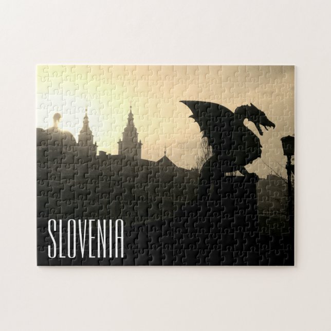 dragon bridge slovenia jigsaw puzzle (Horizontal)