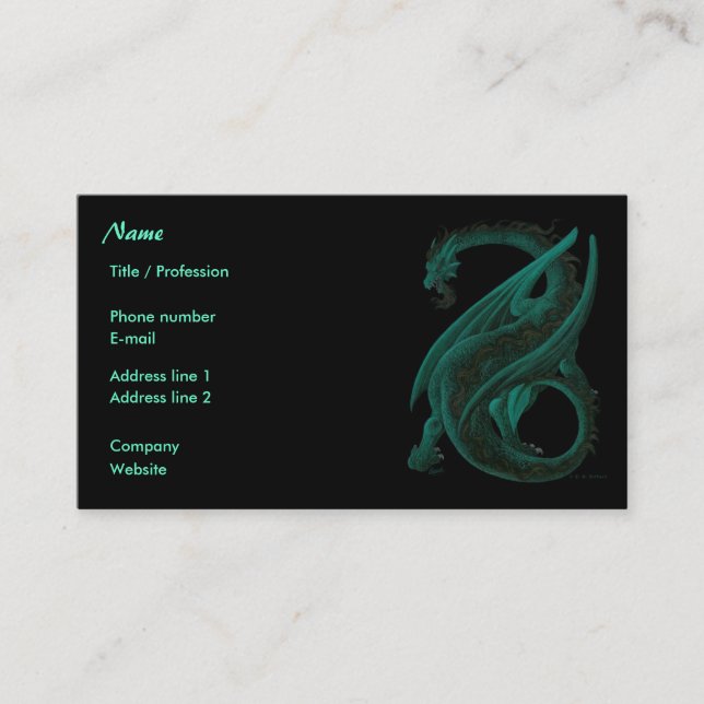 Dragon Business Card (Front)