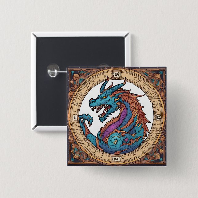 Dragon Button (Front & Back)